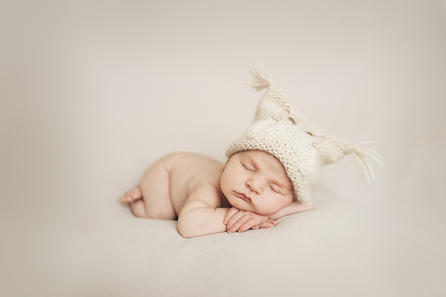 baby wearing cute hat