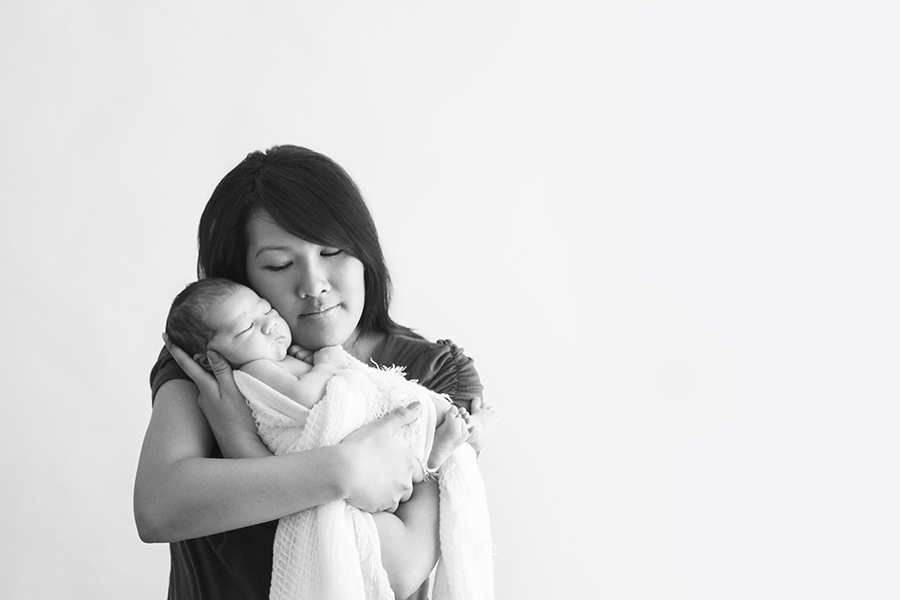 mom and her newborn baby from Saint John