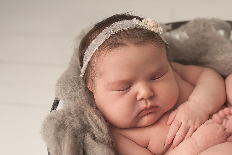 close up picture of a baby girl