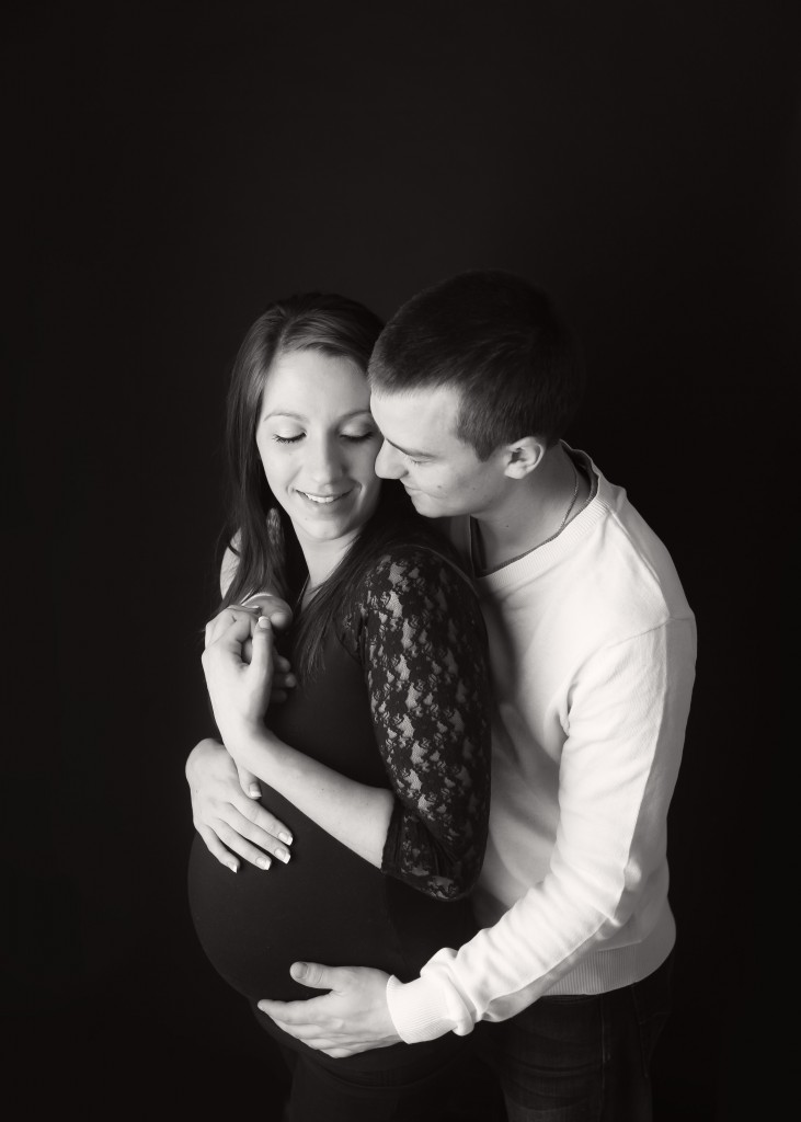 couple in romantic pose from grand manan