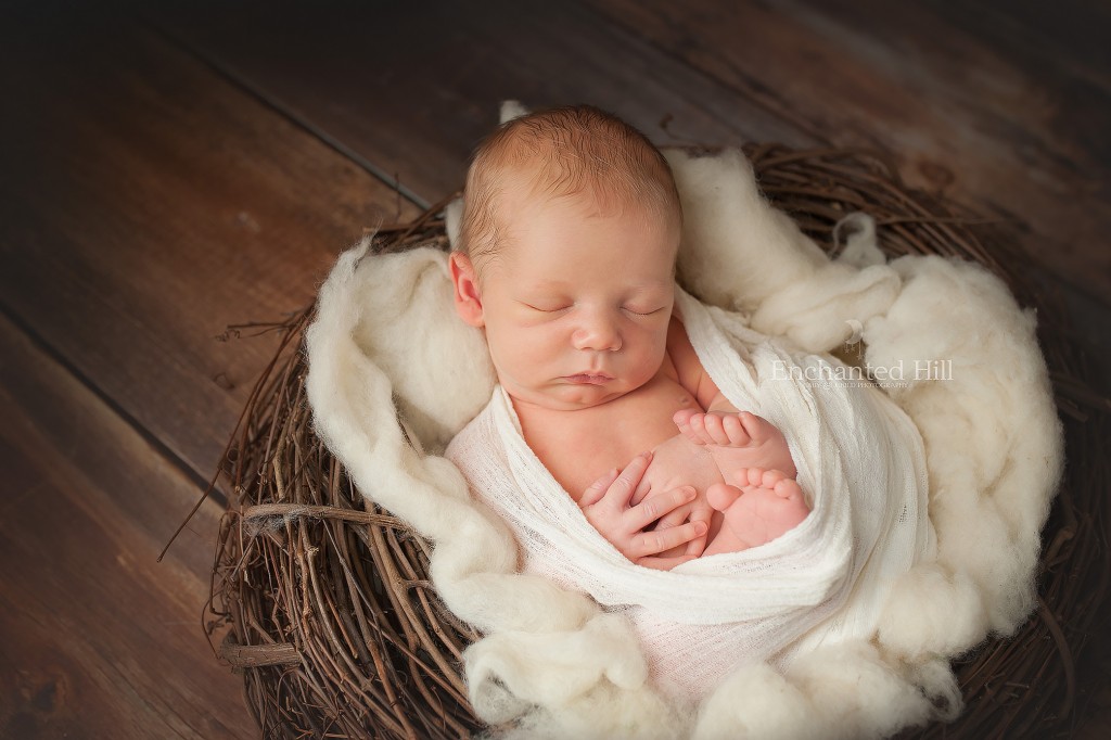 Quispamsis Photography of a baby swaddled