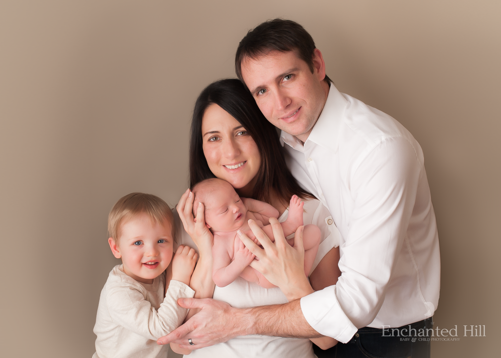 Saint John family photography of baby's first photo session