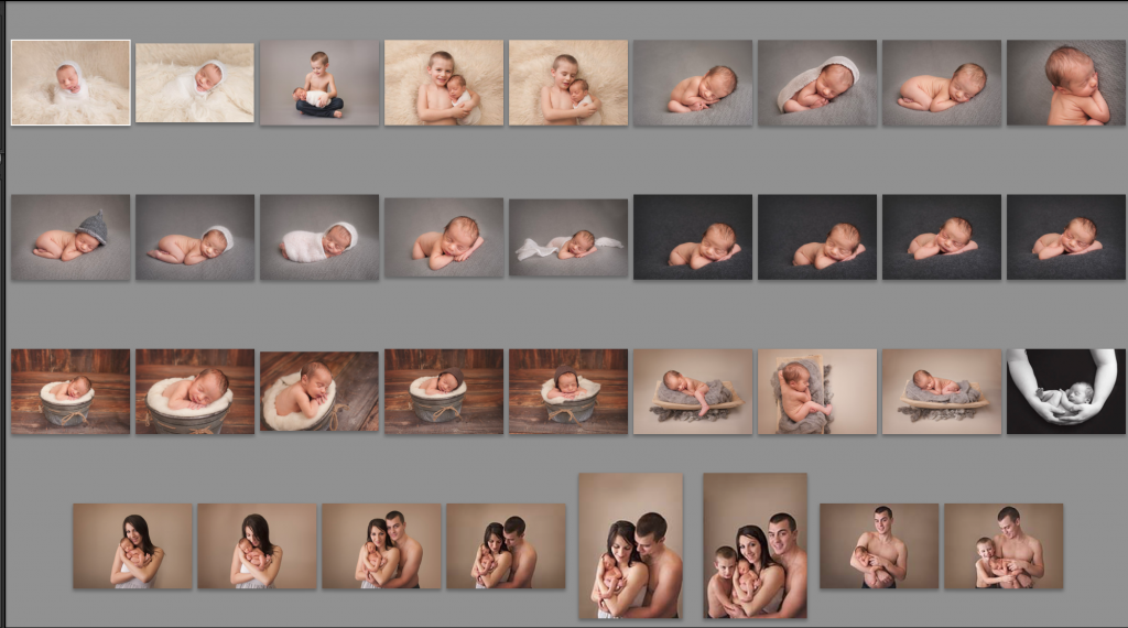 Saint John photographer full session pictures of a newborn session