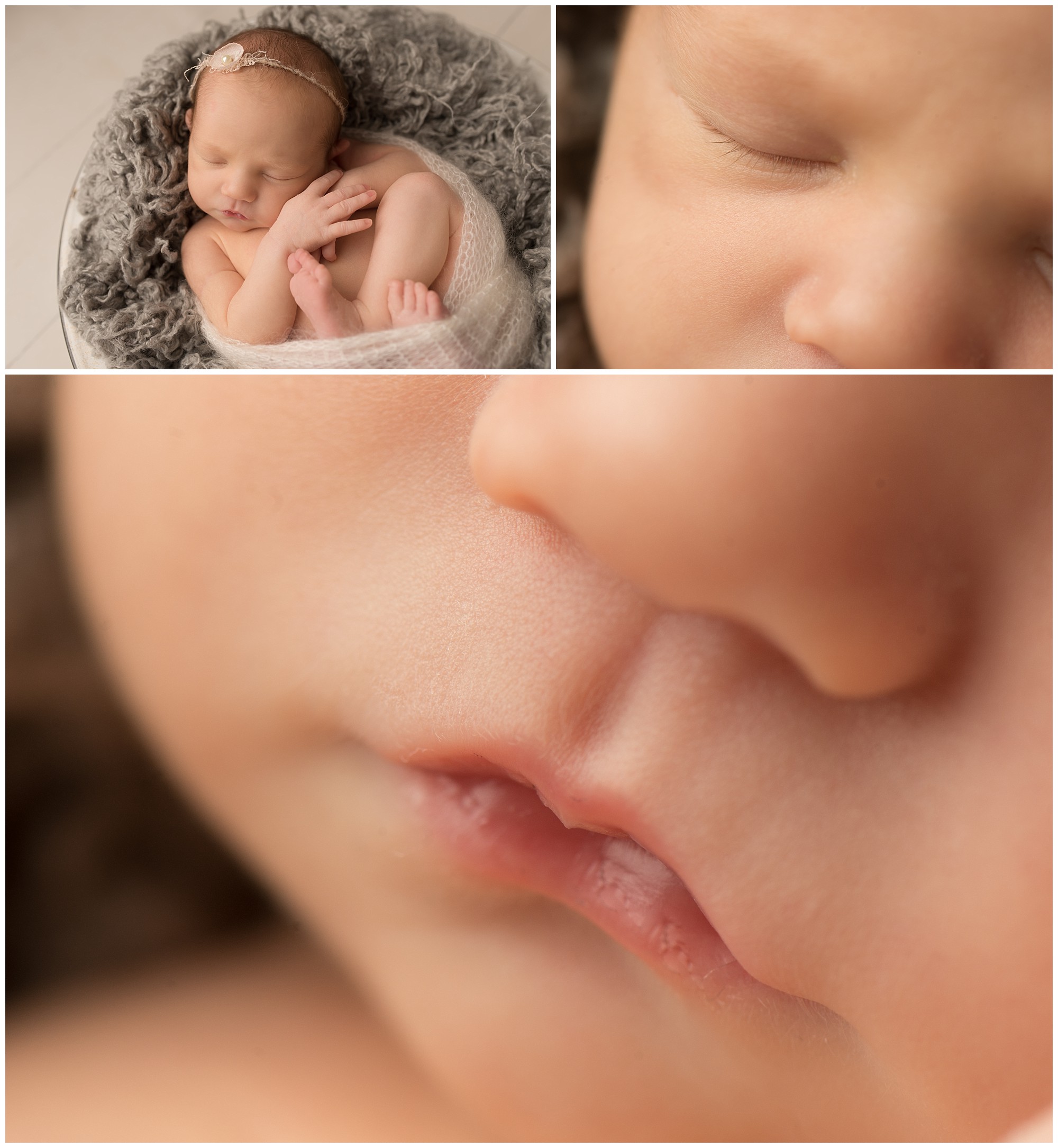 newborn baby girl lips 