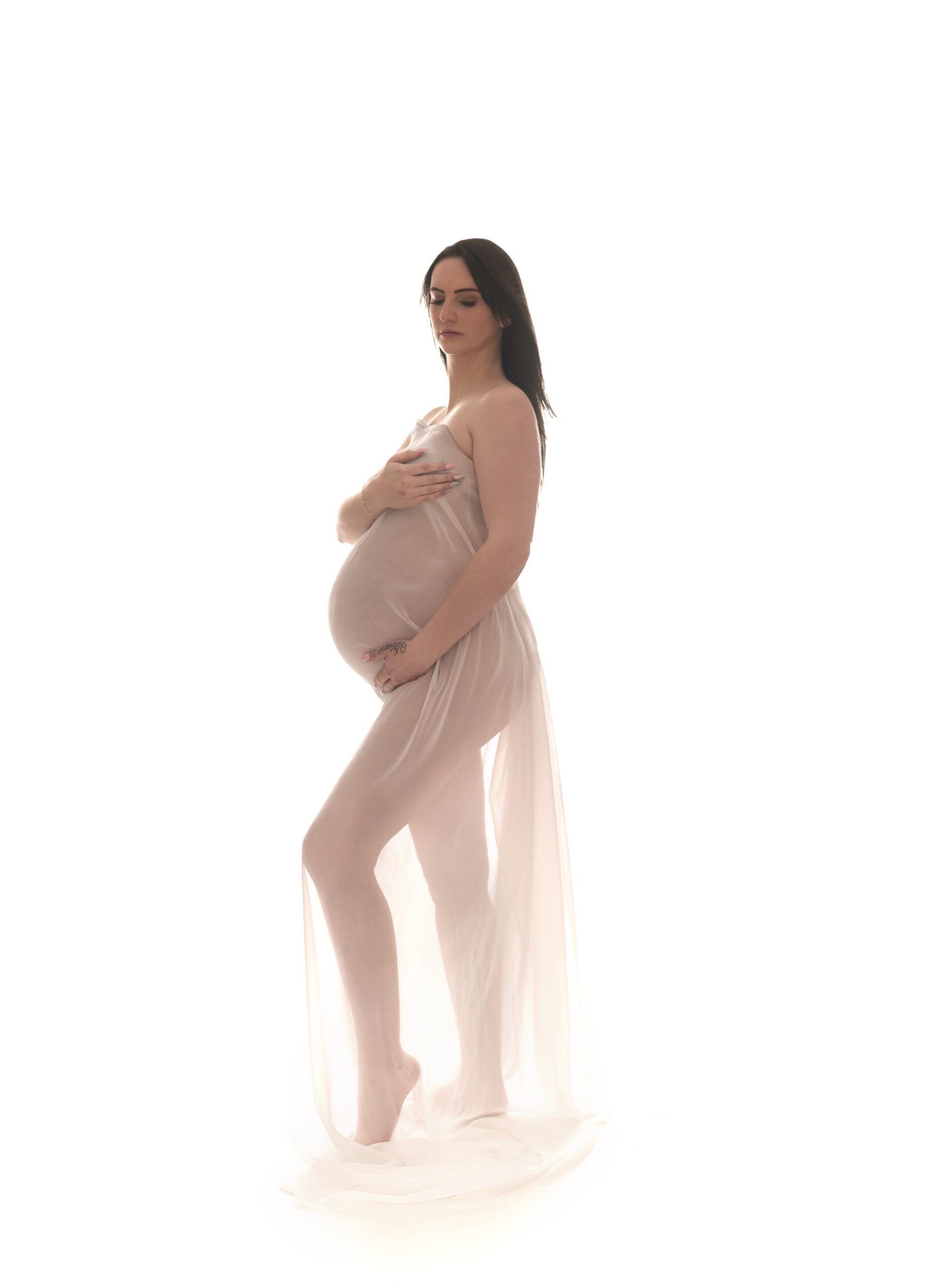 backlit maternity image